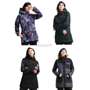 Other Sporting Goods Outdoor Snowboarding Suit for Women Waterproof Winter Costumes Ski Jacket or Pant Girl's Snow Clothing High Quality 15K HKD231106