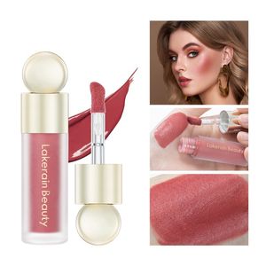 Mattes flüssiges Puderrouge-Mousse-Pfirsich-Creme-Kontur-Schatten-Farbige Wange-Rau-Rouge-wasserdichtes Gesichts-Make-up-Kosmetik