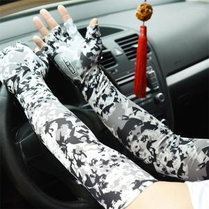 Fingerless Gloves Cool Men Women Arm Sleeve Running Cycling Sleeves Fishing Bike Sport Protective UV Protection Cover