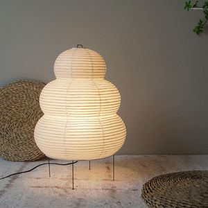 Table Lamps Nordic Wabi Sabi Lantern Lamp For Living Room Paper Simple Bedroom Bedside Decoration Desk Light Modern