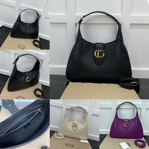 Luxury Handbag Shoulder Bag Brand Designer Seams Magnetic Double G Leather Bags Women's Clamshell Crescent Shape Bags Adjustable Shoulder Strap 39 x 38 x 2 CM