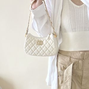 10A Top-Qualität Designer-Tasche Hobo-Tasche 20,5 cm Kleine Damen-Schulterhandtasche aus echtem Leder Kettentasche Geldbörse mit Box C555