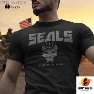 Homens camisetas Novos selos da Marinha dos EUA Bravo Team Devgru Forças Especiais Soldados de Elite T-shirt YQ231106