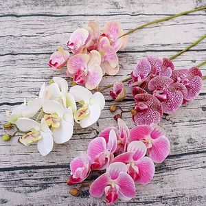 Christmas Decorations Small Butterfly Orchid Heads/Bundle Flower Home Drapery Wall Wedding Decoration Christmas Artificial Phalaenopsis R231106