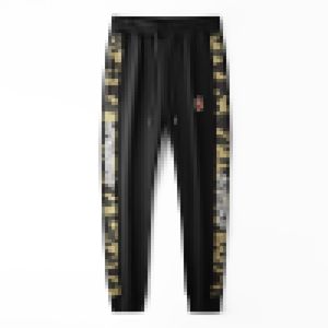 Calça vintage A Bathing Ape Cargo com bordado camuflado preta