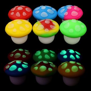 5ML Mushroom Smoking Silicone Container Non-stick Jars Dab Case For Vaporizer Oil Solid Box Wax Containers Pine cones