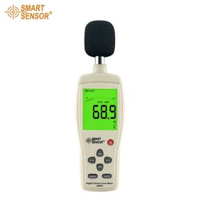 AS824 Handheld Daha Büyük LCD Ekran Ekran Dijital Ses Seviyesi Metre Gürültü Desibel Metre 30 ~ 130 DB Gürültü Ölçer