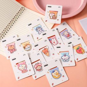 Magnetiska bokmärke papelera kawaii Stationery Cartoon Marque Papel Marcapaginas School Supplies Book Accessories