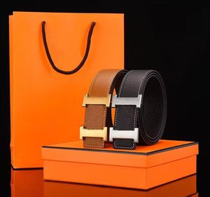 Mężczyźni Designer Paski Klasyczny biznes Business Casual Pas Hurtowa mężczyźni Paliw Kobiety Metalowa klamra skórzana Szerokość CM z pudełkiem za darmo rozmiar statku 3,8 cm 105-125 cm