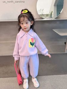 Clothing Sets Girls' Casual Two-piece Spring Suit Children's Spring And Autumn Girls' Sports Suit Clothing Baby Girl Clothes