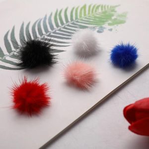 Decorações de arte de unhas 10pcs design de unhas mini pompons bola diy pompons materiais de costura