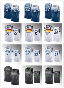 Maglie da basket Edwards Anthony Towns Rudy Gobert Uomo 2023-24 Maglia City Authentic