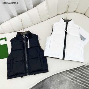 New Winter Kids Waistcoat Boys Jackets Girl Coats Letter Vest Down Clothe Baby Teen Clothes Outerwear Children Clothing