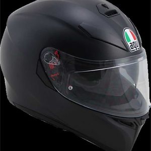 AGV Tam Kasklar Erkek ve Kadın Motosiklet Kaskları K3 SV DOT EC TAM YÜZ MOTOSYİK KASK - MAT SİYAH - Boyut WN -Vozl