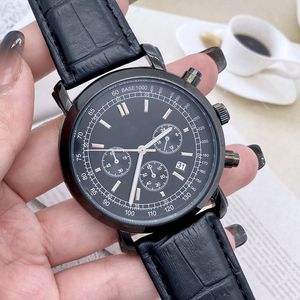 Zegarki na nadgarstki dla mężczyzn 2023 Zegarki męskie Wszystkie tarcze Work Kwarc Watch Wysokiej jakości najlepsza luksusowa marka chronograph zegar moda VACT Pasek Montre de Luxe typ One