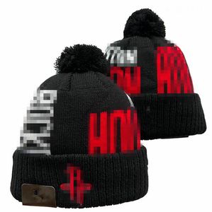 Lüks Beanies Rockets Beanie Houston Tasarımcı Kış Erkekler Kadın Moda Tasarım Örgü Şapkalar Yünlü Kapağı Mektup Jacquard Unisex Sıcak Kafatası Spor Örgü Şapka