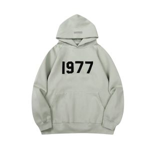 Erkek Hoodies Sweatshirts Ess 1977 Tasarımcı Esen Hoody Men Esenta Kazak Büyük Boy Giyim Üstleri Kalite Erkekler Kadın Haddeleme Jumper Yence Mektup Baskı Süit