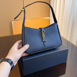 With Box Dupes Designers Hobo Bag In Smooth Leather Womens Shoulder Bag Woman Cross Body Bag 25CM Ladies Purse Luxury Handbag