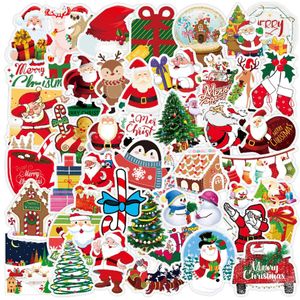 DHL Christmas Holiday DIY Sticker Lot Posters Graffiti Skateboard Snowboard Laptop Luggage Motorcycle Bike Home Decal Gifts for Kids 25pcs/lot 50pcs/lot