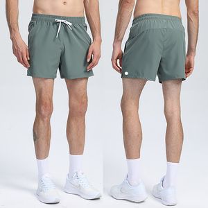 Lu Mens Jogger Sports Shorts för vandringscykling med Pocket Casual Training Gym Kort byxstorlek M-4XL Breatbar R260 LL565