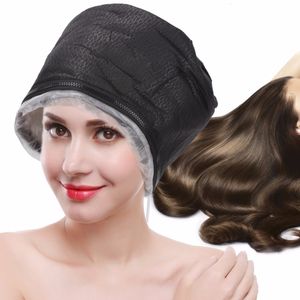 Other Hair Cares 3 Modes Adjustable Hair Steamer Cap Electric Hair Thermal Treatment Hat Home Use DIY Hair SPA Nourishing Care Tools EU Plug 220V 230406