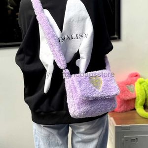 Shoulder Bags Handbags Soft Women's Soulder Crossbody Small Fasion Lambs Wool Winter Bag Designerstylishhandbagsstore