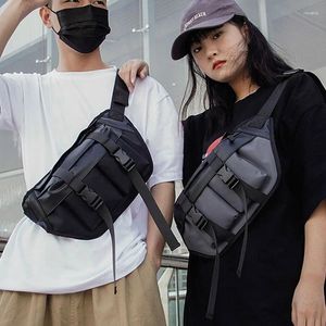 Waist Bags Street Hip Hop Unisex Fanny Pack Phone Large Capacity Shoulder Crossbody Chest Casual Female Belt Bag Purse