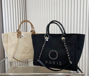 2022 Top Quality Designer T0tes Fashion Woman Bag Canvas Screen Print Luxury Black Letter Handbags DesignBags lady1