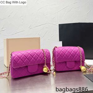 CC Bag Sonstige Taschen 2023 Mini Designer Umhängetasche Damen Klappe reine Farbe Schaffell klassisch kleine goldene Reglerkette Umhängetasche Handtasche Raute Quilti who