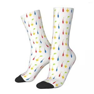 Men's Socks Characters Pikmin Male Mens Women Summer Stockings Printed