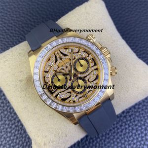 CLEAN Factory Super Quality Men's Watches 116588 40mm cal.4130 Movement Automatic Mechanical Watch Ceramic Ring Stainless Steel Waterproof Timer Wristwatch