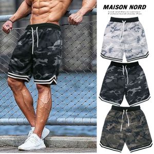 Mens Shorts Brand Camouflage Running Quick Dry Gym Fitness Jogging Workout Sports Short Pants 230406