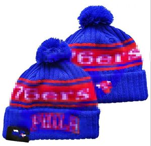 Berretti di lusso 76ers Beanie Philadelphia designer Inverno uomo donna Fashion design cappelli lavorati a maglia autunno berretto di lana lettera jacquard unisex caldo teschio Sport cappello lavorato a maglia a1