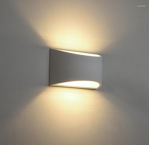 Vägglampa modern led långa sconces kök dekor lampor för läsning koreansk rum söt blå ljus gevir