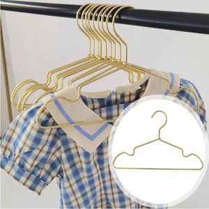 10 stücke kinder kleiderbügel rutschfeste aluminiumlegierung kleiderbügel kleiderschrank platzsparende aufhänger baby mantel rock kleid wäscheständer