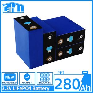 Lifepo4 280Ah Recargable Battery 3.2V Grade A Lithium Iron Phosphate Prismatic New Solar Cells for Boats Off Grid Boat Golf Cart