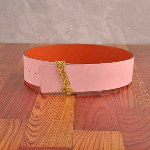 Women Belt Men Fashion Designer Top Classic Business Brand Belt Band 7cm Letter Big Gold Buckle Decorative Belt Box Wholesale Custom