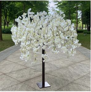 Planta de cerejeira artificial simulada desejando árvore em casa no palco da casa de jardim decoração