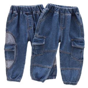 Jeans Boys' Jeans Patch Work Boys' Jeans Children's Three Way Pocket Children's Jeans Spring Autumn Jeans Boys' Pants 230406