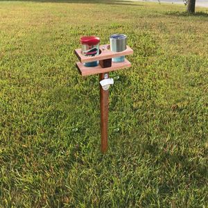 Lägermöbler utomhus vinbord med fällbar rund skrivbord mini trä picknick lätt att bära rack drop plegable mesa