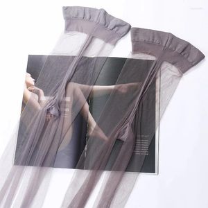 女性ソックス1D夏のストッキング薄いスタイルスチュワーデスグレートーティフルライトブラック非マーク肉の肌のトーンタイツ