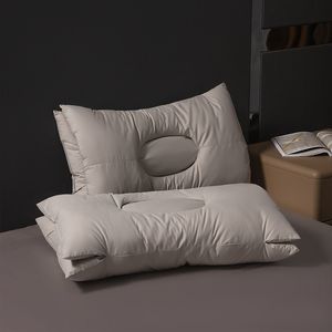 Pillow A type of cotton pillow for sleep massage Spa neck protection soy antibacterial and mite resistant pillow core 230406