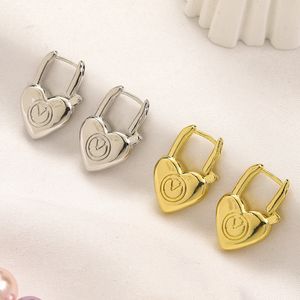 Classic Design Earrings Charm Heart 18K Gold Plated Earrings Designer Gift Jewelry Stud Earrings 925 Silver Fashion Jewelry Accessories Stainless Steel ZG2275