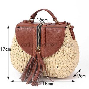 Shoulder Bags 2020 Famous Designer Ladies Woven Knitting Messenger Crossbody Bags New Summer Bohemian Women Tassel Str Beach Shoulder Bagcatlin_fashion_bags