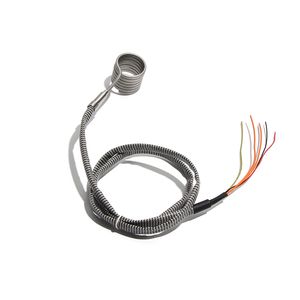 15/16 mm Heizung Elektrisches Heizelement Elektrischer Heißkanal Spiralspulendüse Bandheizungen mit K-Thermoelement 3 x 3 mm Querschnitt