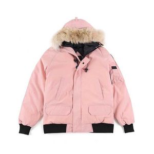 Style Famous Designer Luxury Women Down Jackets Brodery Letters Canadian Winter Hooded Gooses Coat Outdoor Women's Long Clothing Windproof Unisex Rysq