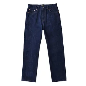 Herr jeans 14 oz selvedge denim raka arbetsbyxor