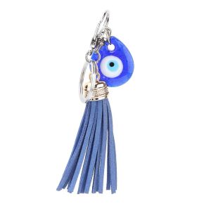 Keychains Lanyards L Keychain Blue Evil Eye Key Ring Home Decor Amet Charm Pendant Blessing Gift Turkish Glass Lucky Protection Hangin Amqxt