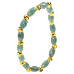 Charm Bracelets Elastic Jade Beaded Bracelet Decorative Bead Stretch Unisex Wristband