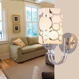 Wall Lamp El Bed Head Bedroom Living Room Aisle Headlight Modern Simple Iron Glass Single Double